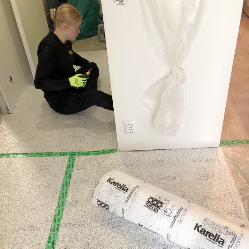 RakWay terassityömaa loma-asunto