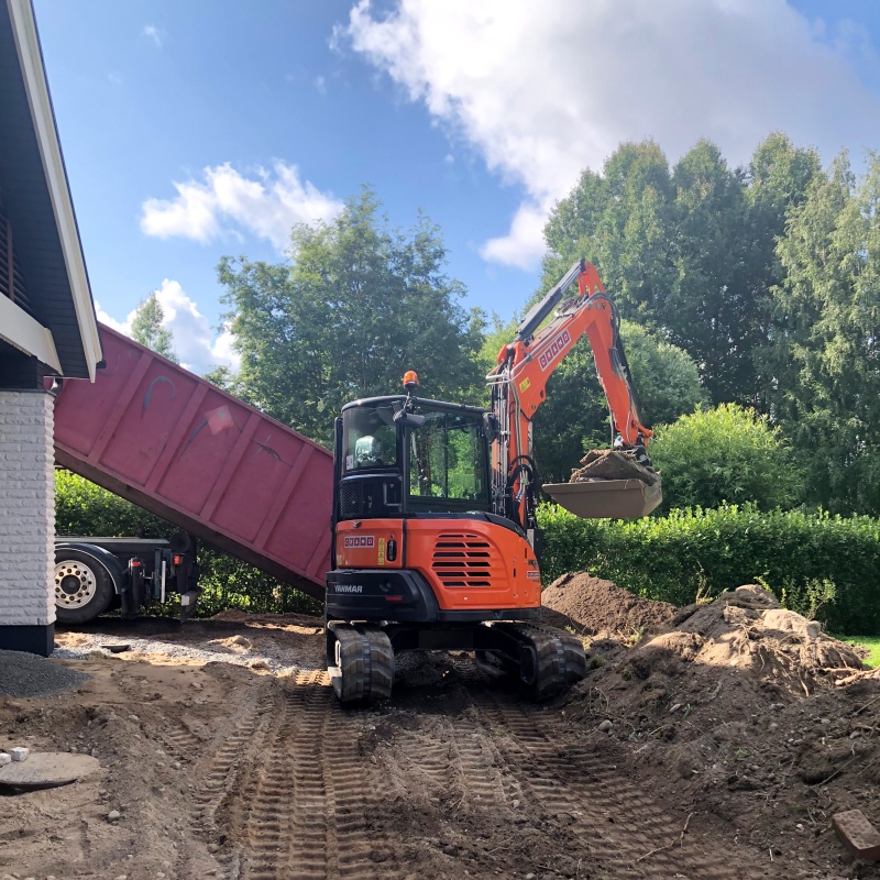 RakWay pohjarakentamista